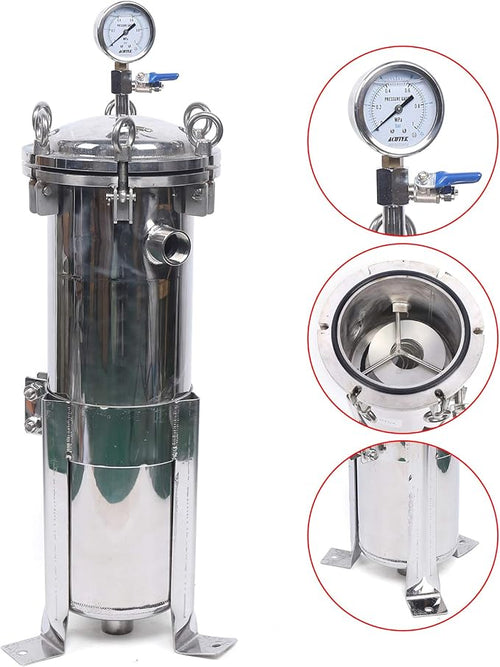 1" NPT Fluid Filter, 304 Stainless Steel - Image 2