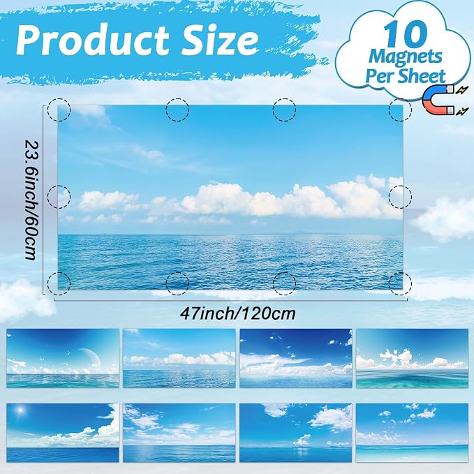 8 Pcs Fluorescent Light Covers - Image 2