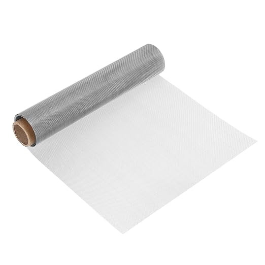 uxcell 30 Mesh 39" x 12" Woven Wire Mesh, 304 Stainless Steel Air Vent Filter by uxcell