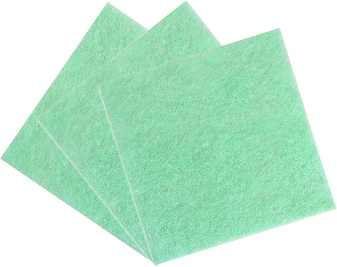 BOROLA 11.8×11.8 in Aquarium Filter Media Pad High-Density Bio Filter Sponge by BOROLA