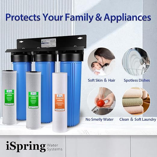 iSpring Whole House Water Filter System, Highly Reduces Sediment, and up to 99% - Image 5