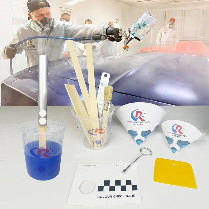 100 Pack of Paint Strainers, Paint Filter Strainer Paper Cone - Image 3