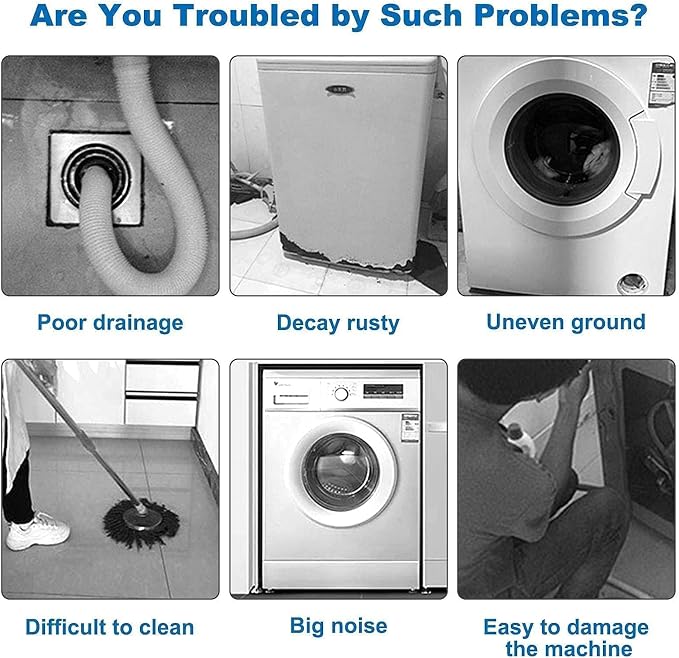 Dadop 4Pcs Anti Vibration Pads for Washing Machine and Dryer Shock and Noise - Image 9