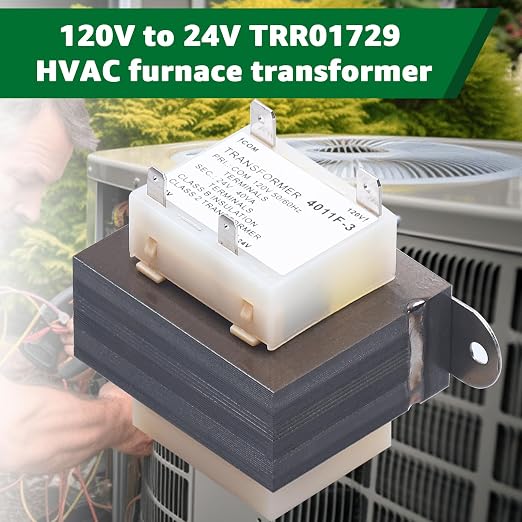 TRR01729 120V to 24V HVAC Furnace Transformer, Replacement - Image 3