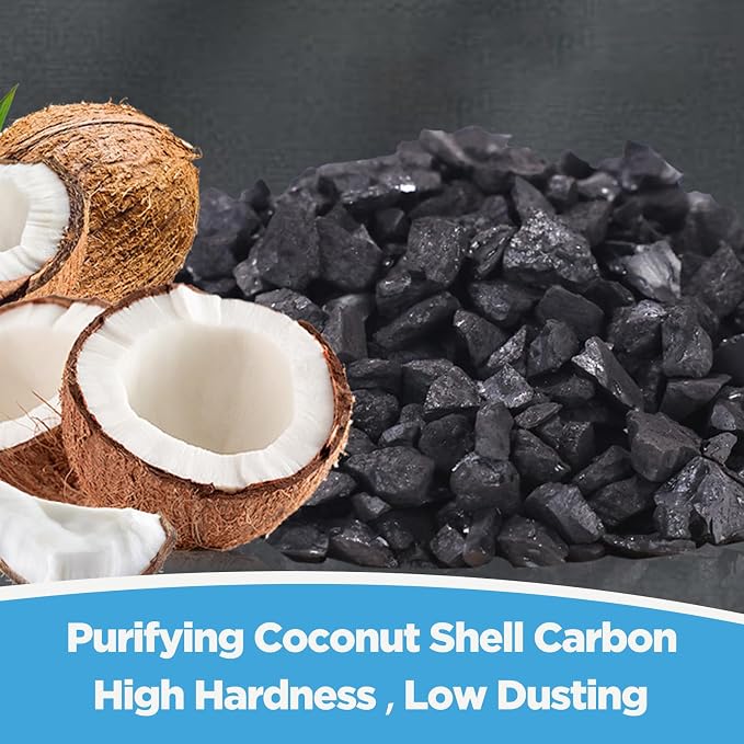Aquarium Activated Carbon, Charcoal Filter Media from Steam Activated Coconut - Image 6