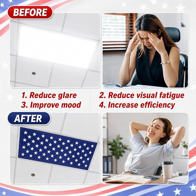 8 Pcs Fluorescent Light Covers - Image 4