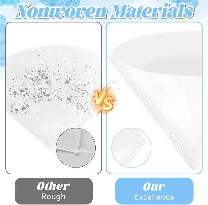 20 pcs 10 Inch Fryer Oil Filter, Non Woven Cooking Deep Oil Cones Strainer - Image 3