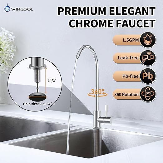 WINGSOL Under Sink Water Filter System - Image 6