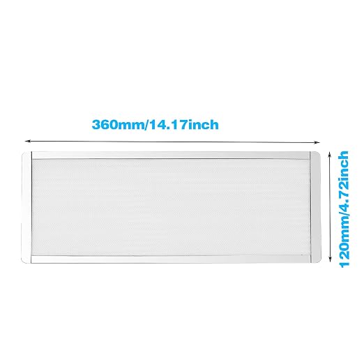 360mm 120mm x 2 PC Fan Dust Mesh Filter 4.72inch PVC Computer PC Case Dust - Image 4