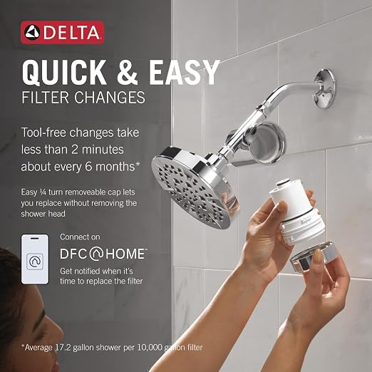 Delta Clarifi Standard Shower Filter Attachment Chrome - Image 3