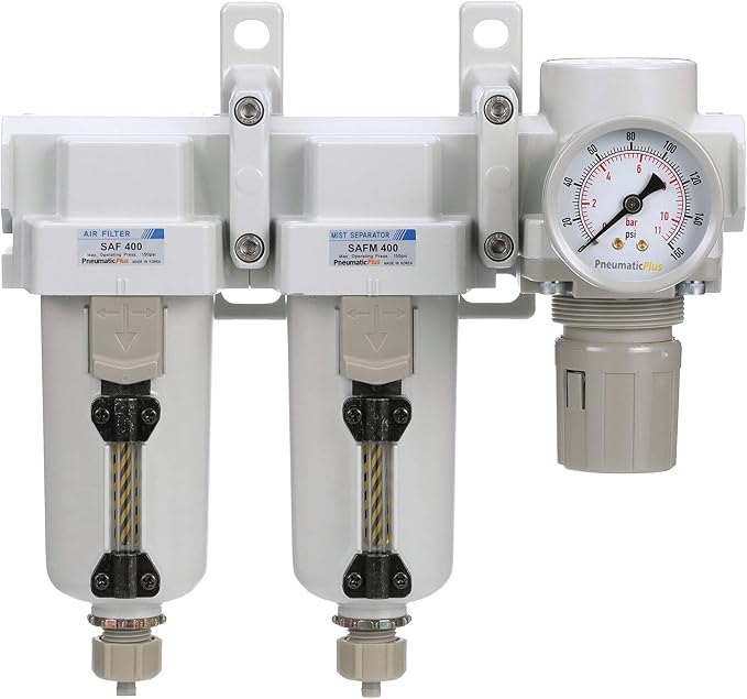 PneumaticPlus SAU430-N04G-MEP 3 Stage Compressed Air Filter Dryer System - Image 2