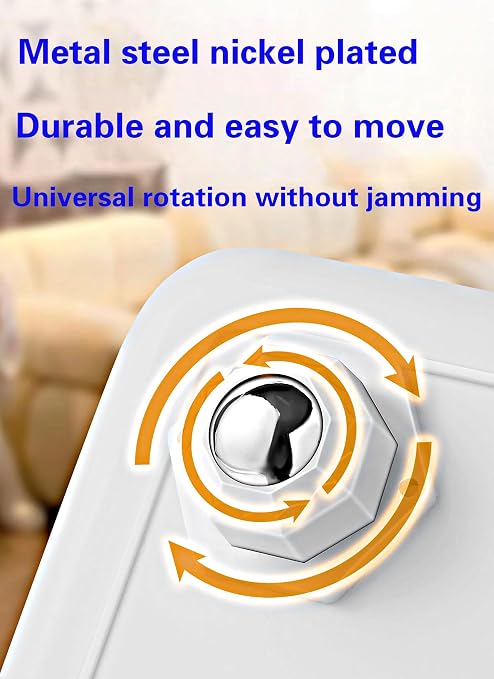 8 Pack Self Adhesive Caster Wheels, Swivel Wheels - Image 4