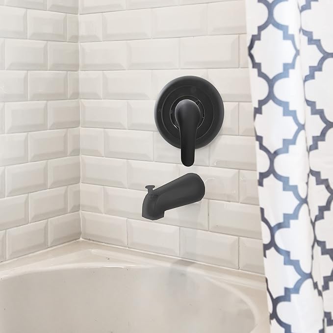 Danco 11083 Use with Moen Tub and Shower Faucets Trim Kit, No Size, Matte Black