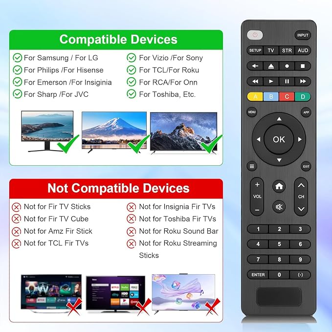 Universal Remote Control Compatible - Image 4