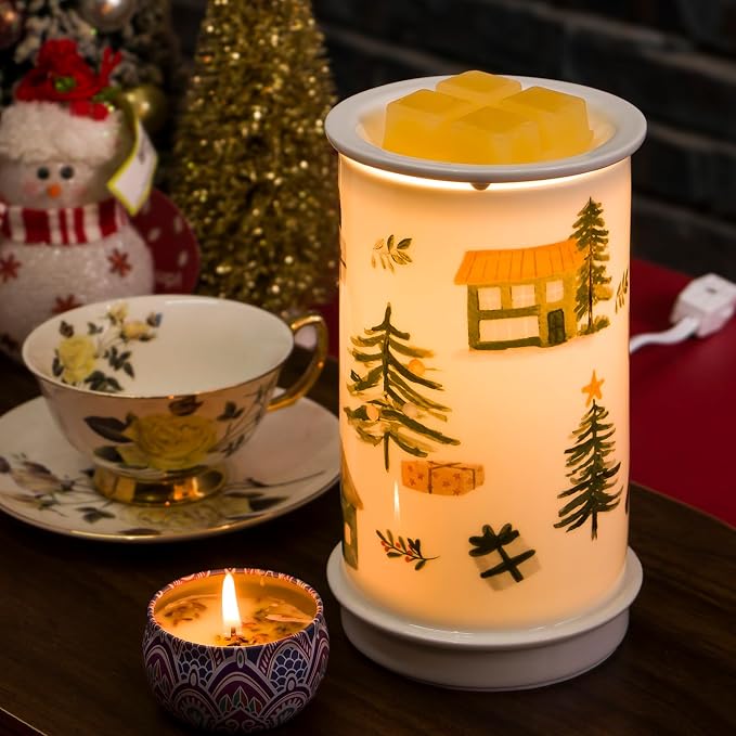 STAR MOON Ceramic Wax Melt Warmer, Candle Wax Warmer - Image 6