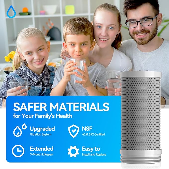 Smart Water Filter Replacement, NSF Certified, Digital Display, 3-Month Lifespan - Image 4