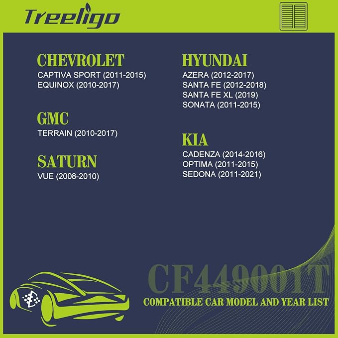 Treeligo CF11819 Cabin Air Filter Compatible - Image 6