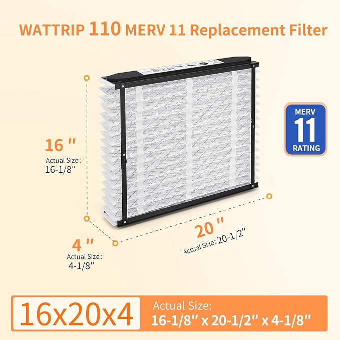 3-Pack 110 MERV 11 Replacement Filter - Image 2