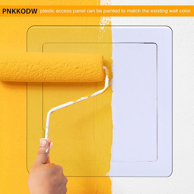 Plumbing Access Panel for Drywall 18 x 18 Inch Plastic Access Door Removable Wall Access Panel Ceiling Reinforced Hinged Durable White