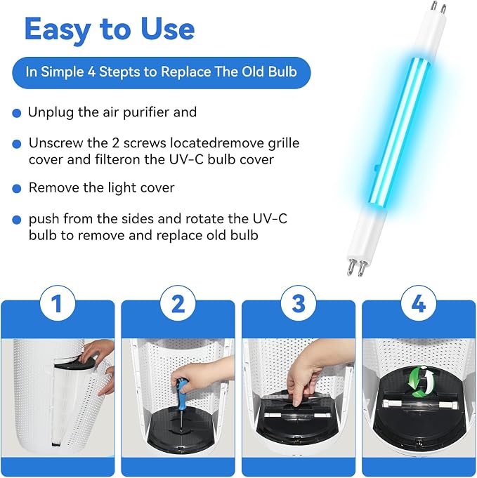 3 Watts UV-C AP-UVC1 Bulb Compatible - Image 5