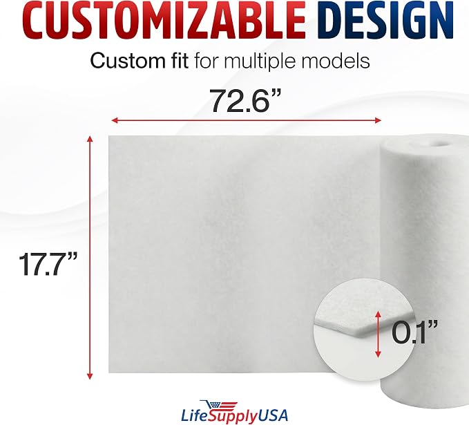 Cut-To-Fit Air Vent Electrostatic Filtration Kit Compatible - Image 6