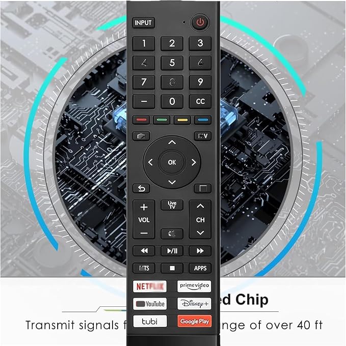 Replacement Remote ERF3J80H for All Hisense TV Remote, Replacement Control for - Image 3