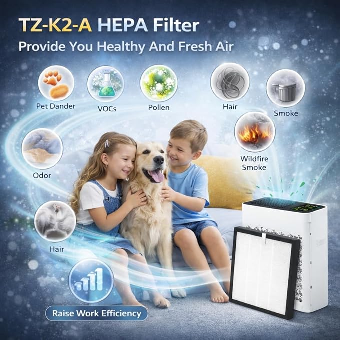 Nispira TZ-K2-A Replacement HEPA Filter Compatible - Image 5
