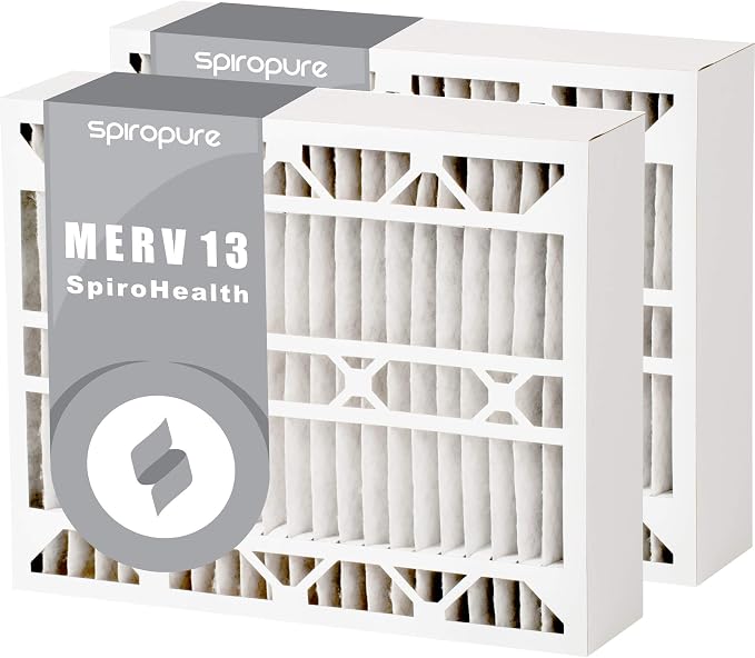 SpiroPure 16x26x5 White-Rodgers FR1400-100 Aftermarket Filters, MERV 13 by SpiroPure