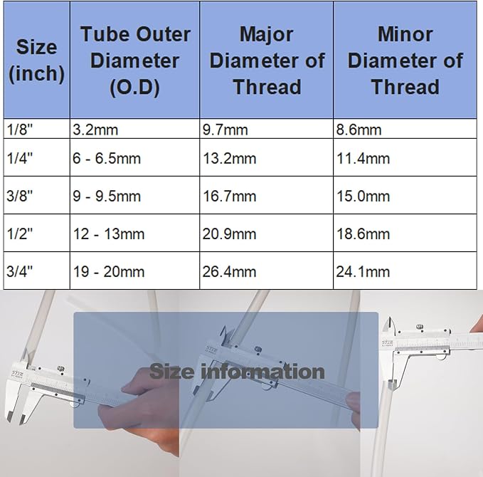 10-Pack 3/8" to 1/4" Push to Connect Fitting Kit - Image 7