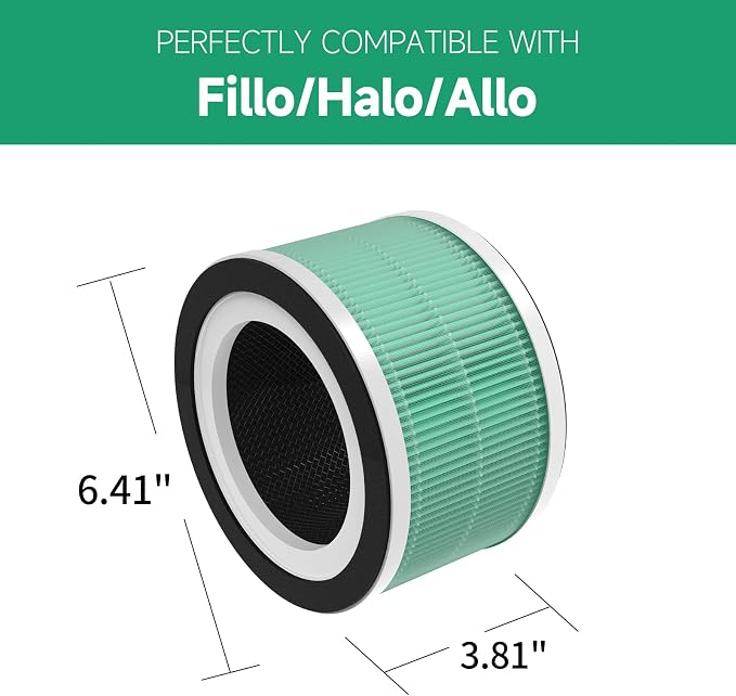 2-Pack Fillo/Halo Replacement Filter Compatible - Image 3