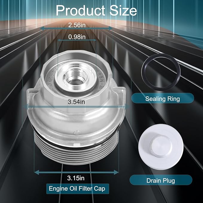 Oil Filter Housing Cap Assembly Compatible - Image 4