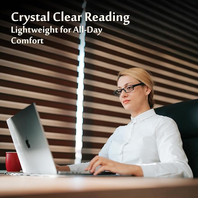 TruVision Readers Reading Glasses, Comfort Spring Hinges - Image 7