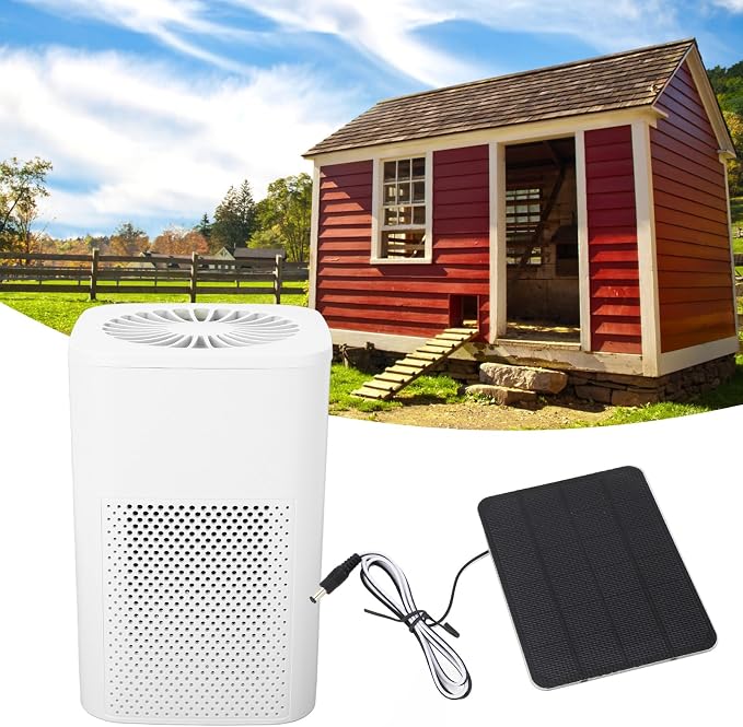 99.97% Filtration Efficiency Powerful Motor Solar Powered Portable Air Purifier - Image 3