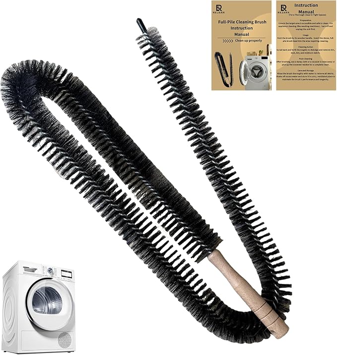 Full-Bristle Dryer Vent Cleaner Brush, Dryer Lint Brush and Lint Removal Tool by Unknown