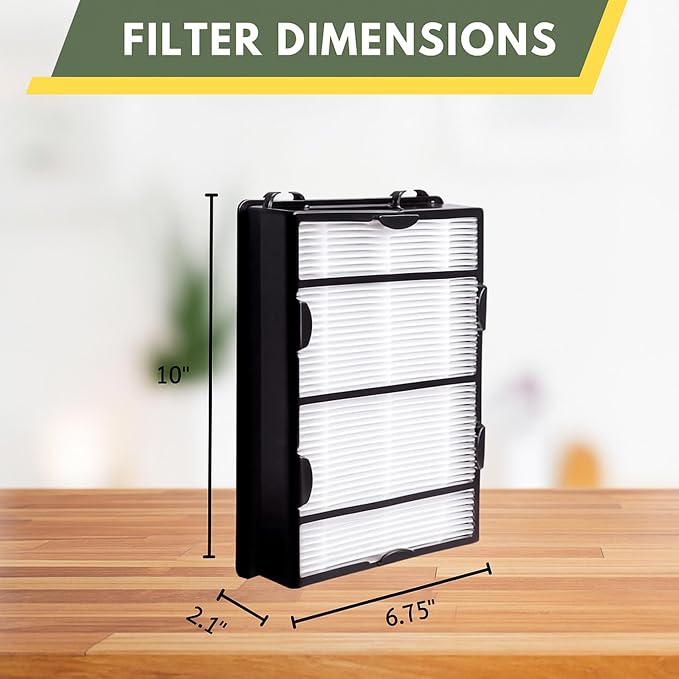 Nispira True HEPA Air Filter Replacement Compatible - Image 2