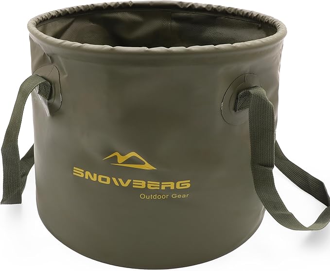 Multifunctional Collapsible Bucket,Portable Bin,Car Wash Bucket,Lightweight Foldable Bucket with Handles for Camping,Dish Washing,Laundry,Soaking Feet,Fishing,Hiking