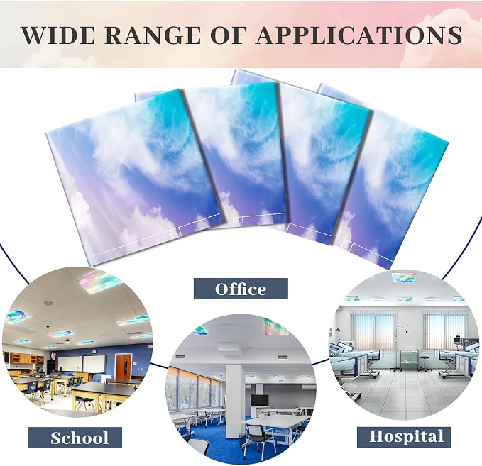 Hortsun 4 Pcs 4 x 2 Feet Fluorescent Light Covers - Image 4