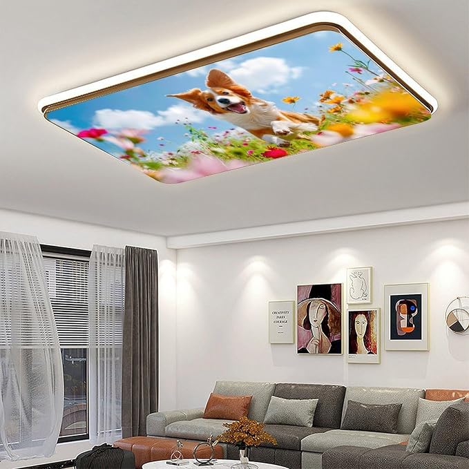 2PCS Cute Dog Magnetic Fluorescent Light Covers - Image 5