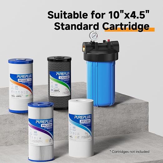 PUREPLUS Whole House Water Filter Housing, Pre-Filtration System, - Image 6