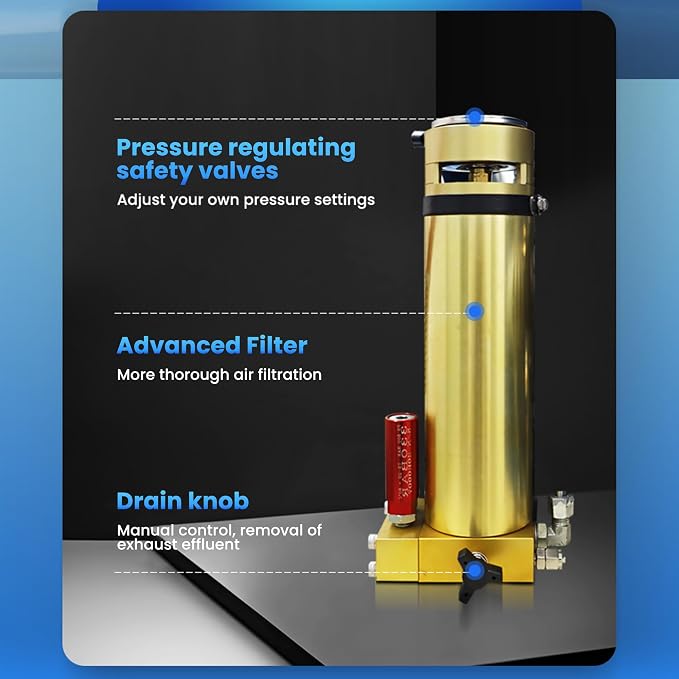 TUXING 4500Psi 300Bar High Pressure Diving Compressor, PCP Air Compressor - Image 3