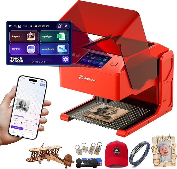 AlgoLaser 3W Laser Engraver Machine: Portable & Smart by AlgoLaser