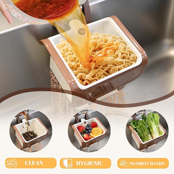 Kitchen Food Waste Catcher for Sink Faucet Hanging, The Food Trash Leftovers - Image 4