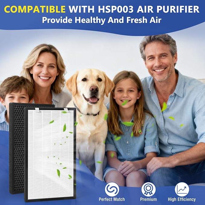 Rui Cheng 2 Pack Upgraded HSP003 Filter Replacements, Compatible Dual - Image 6