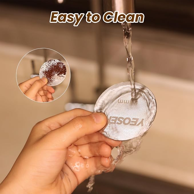 2Pack Stainless Steel Espresso Puck Screen - Image 6