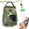 Solar Shower Bag, 5Gal(20L) Portable Solar Heating Camping Shower Bag,with Removable Hose and On-Off Switchable Shower Head,for Outdoor Traveling/Climbing/Hiking/Beach/Swimming