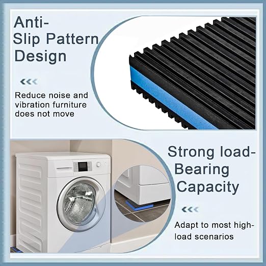 4-Pack Heavy Duty Anti Vibration Pads, AC Condenser, Compressor - Image 3