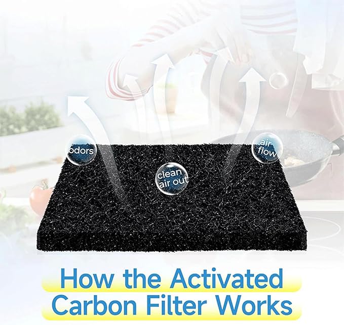 Trash Can Odor Absorber, Activated Charcoal Odor Filter, 20 Pack Adhesive - Image 5