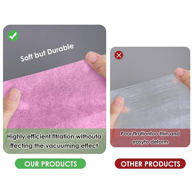 300 Sheets Nail Dust Collector Filter Paper: Disposable Dust Vacuum Filter - Image 4