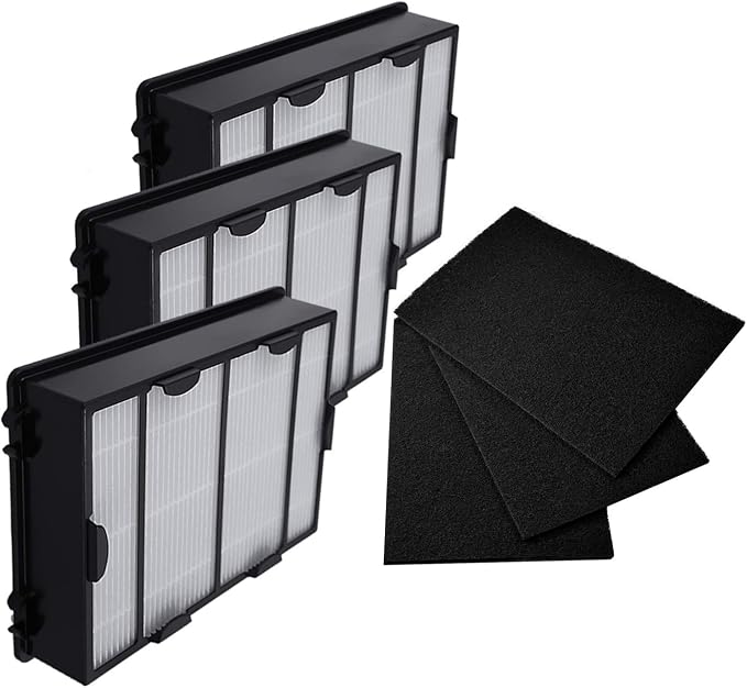 3 Packs HAPF600 Air Filter Replacement + 3 Packs Carbon Filter Replacement - Image 7