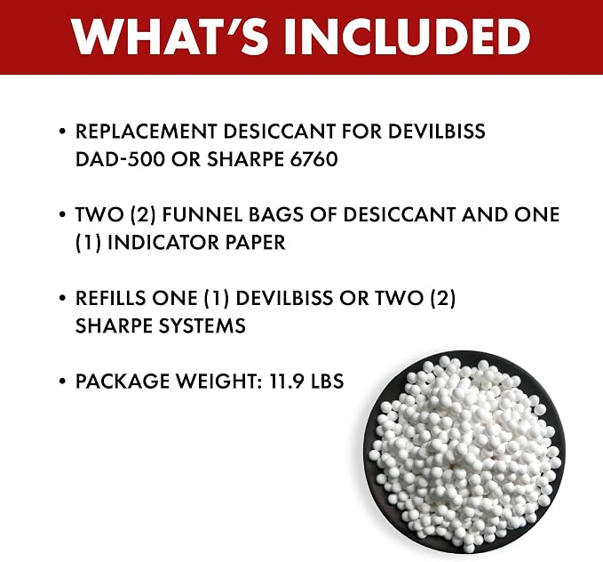 DeVilbiss DAD600-1 Desiccant Dryer Tune-Up Kit - Image 2